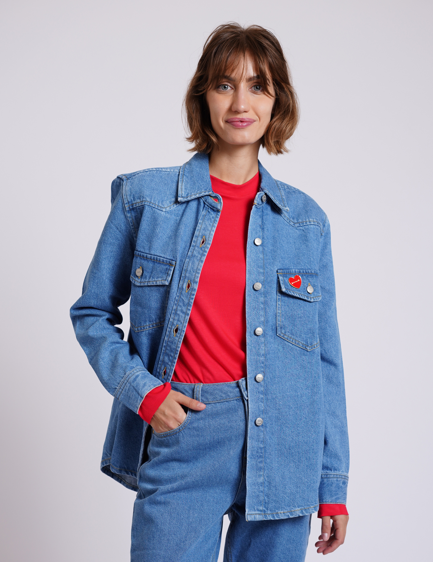 ג'קט ג'ינס DENIM JACKET כחול